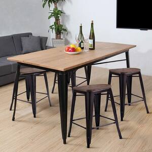 Cooper 4- Piece Stackable Metal Kitchen Dining Chairs