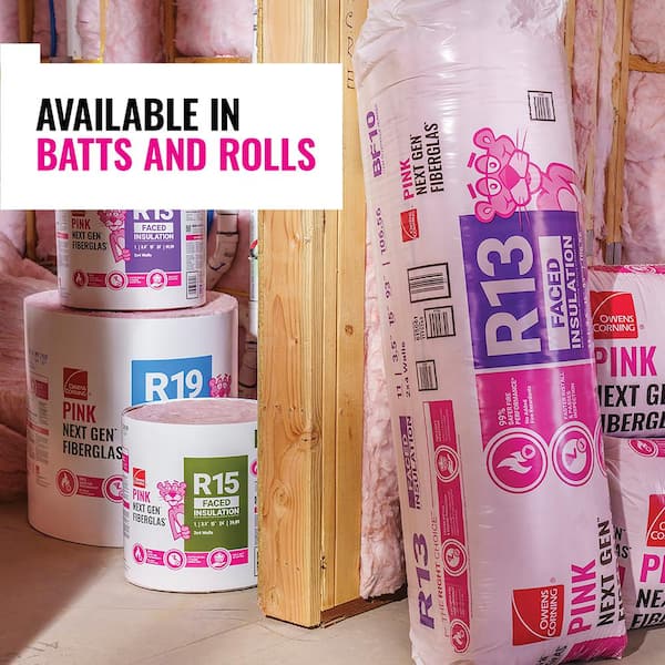 Owens Corning Garage Door Insulation Kit R- 8 Single Faced Fiberglass Roll  Insulation 66-sq ft (22-in W x 4.5-ft L) Individual Pack in the Roll  Insulation department at