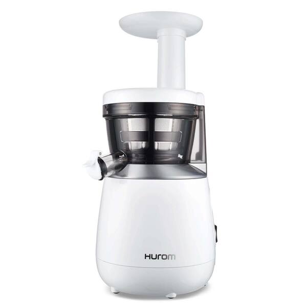 Hurom HP 11.8 fl. oz. White Slow Juicer with Slow Squeeze Technology