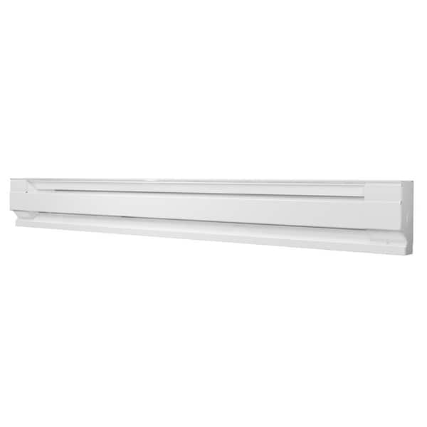 72 in. 240/208-volt 1,500/1,125-watt Electric Baseboard Heater in White