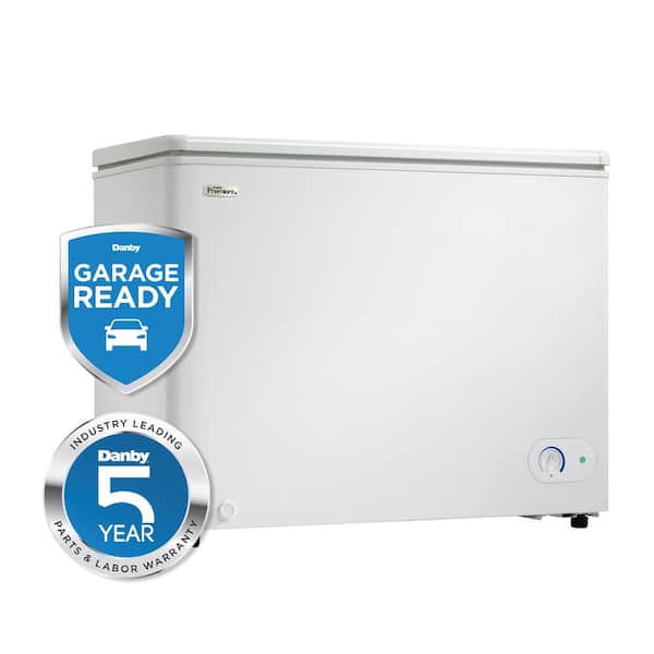 Danby Garage ready 3.8 cu. ft. Chest Freezer in White with 5 Year Warranty  DCF038A2WDB-3 - The Home Depot