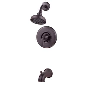 Avalon 1-Handle Tub and Shower Faucet Trim Kit Tuscan Bronze (Valve Not Included)