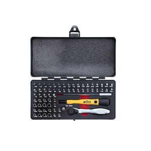 65 Piece System 4 ESD Safe Master Technician's Ratchet and Micro Bits Set