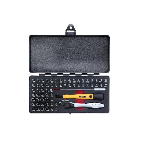65 Piece System 4 ESD Safe Master Technician's Ratchet and MicroBits Set