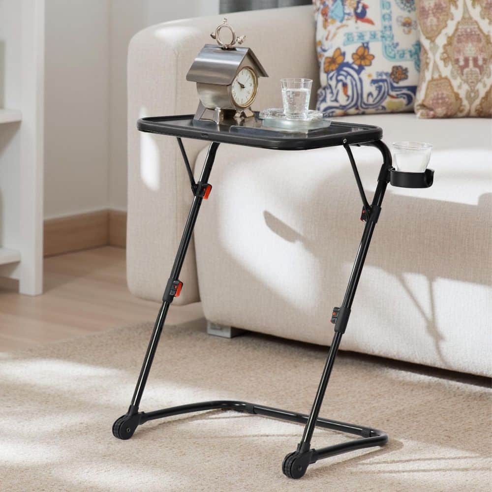 訳あり TEN to TEN CF Tripod Table Rectangle Flip Top Rectangle Table - Fx Ht w/Glides - WB Manufacturing LLC