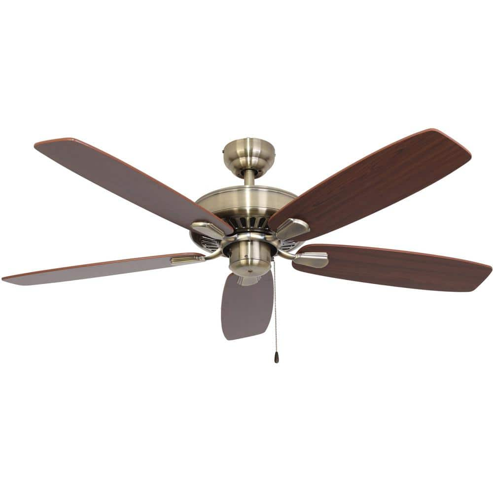 Reviews For Sahara Fans Charleston 52 In Aged Brass Energy Star Ceiling Fan 10030 The Home Depot