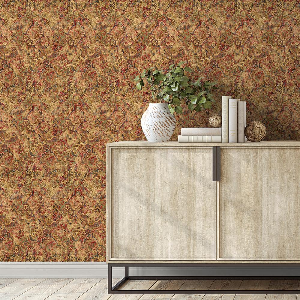 Ruby Vintage Persian Peel and Stick Wallpaper