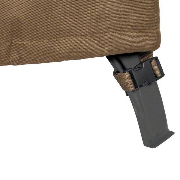 Beige and Brown Water-Resistant Canopy Swing Cover