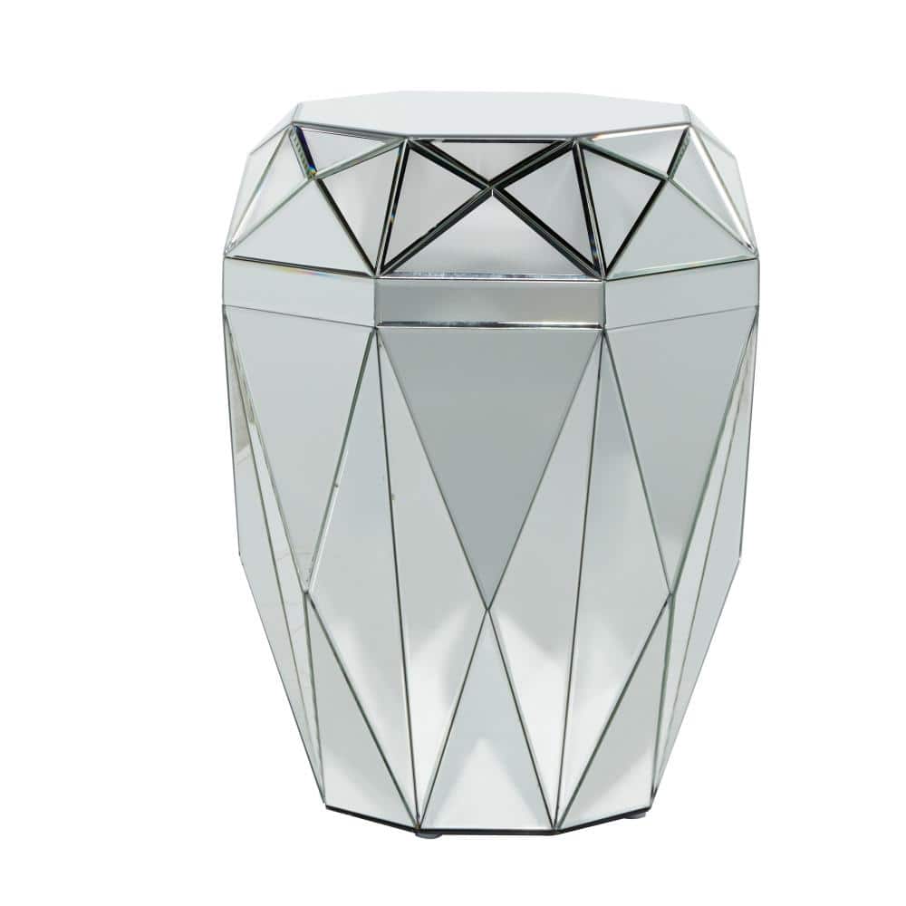 Décoration De Table Géométrique Argentée – Forme 8 Pointes 7x7x7