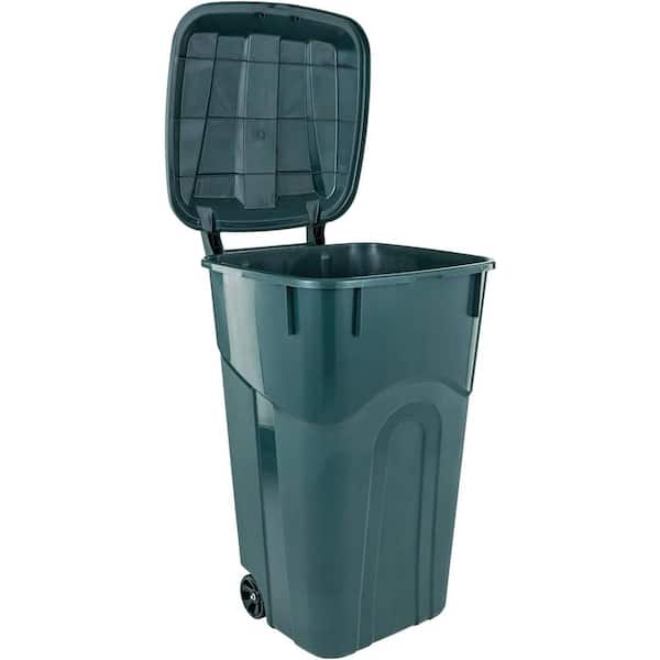 1032GN Green Round Waste Garbage Can 32 Gallon