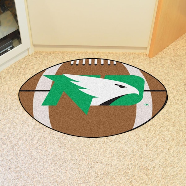 NCAA Notre Dame Fighting Irish Logo Brown 2 ft. x 3 ft. Specialty Area Rug