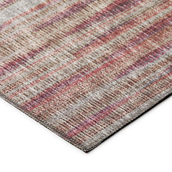 Waverly Pink 5 ft. x 7 ft. 6 in. Geometric Indoor/Outdoor Area Rug