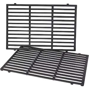 17.5 in. Porcelain Coated Cast Iron Grill Grates (Set of 2)