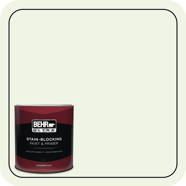 BEHR ULTRA 1 qt. #M370-1 Fresh Dew Flat Exterior Paint & Primer