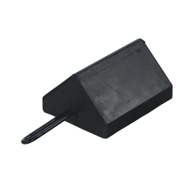 Vestil Molded Rubber Wheel Chock with 6 in. Handle