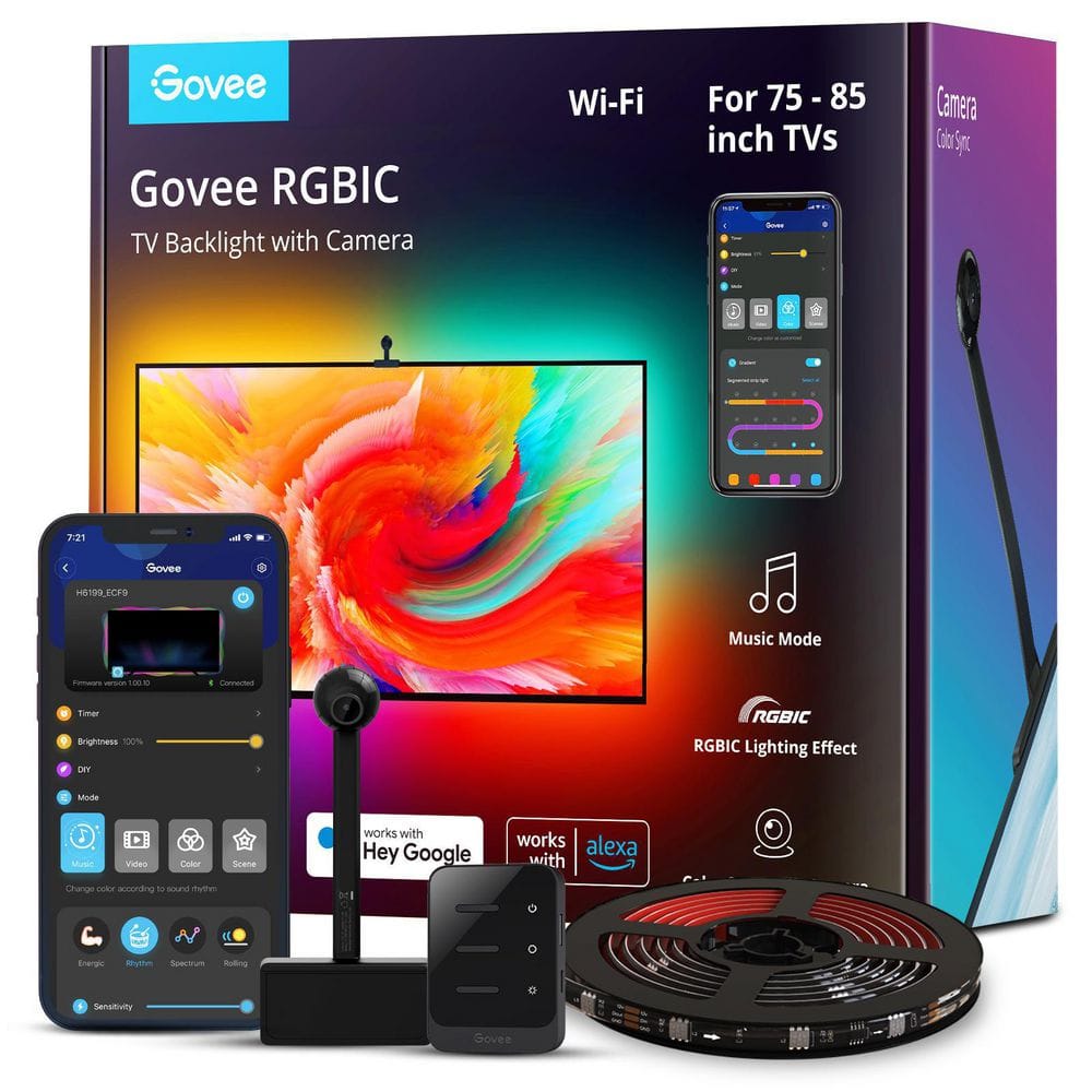 Govee LED Lights Review // Govee RGBIC LED Strip Lights WiFi Alexa 