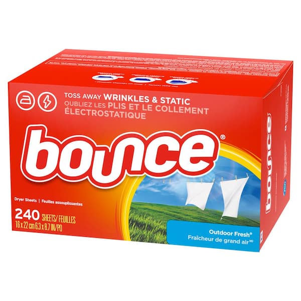 Bounce Outdoor Fresh Dryer Sheets 240 Count 003700055193 The Home Depot