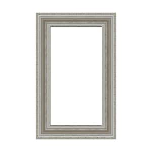 Mirror Makeover Parlor Silver 17.25 in. W x 27.25 in. H Bathroom Mirror Frame Border Kit-Fits a 16 x 26 Mirror