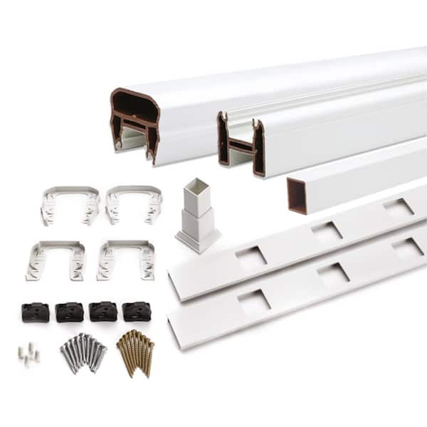 Unbranded Trex Transcend 6 ft. Rail and Baluster Kit Horizontal 36 in. Rail Height - Classic White (Actual Size: 67-1/2) WT0636HRK