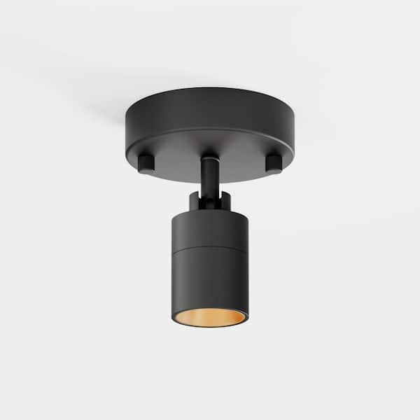 Vidalite Shura 1-Light Black Integrated LED Monopoint Wall Sconce