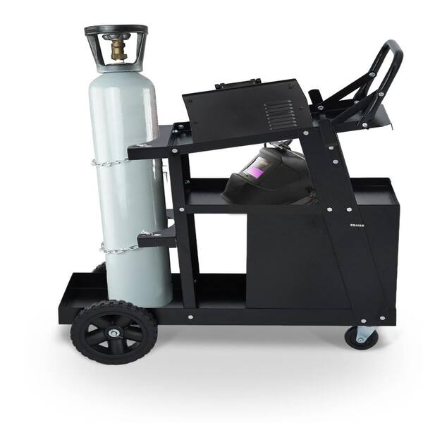 PioneerWorks Welding Cart with 4 Drawers, 270 Lbs Capacity, Welder