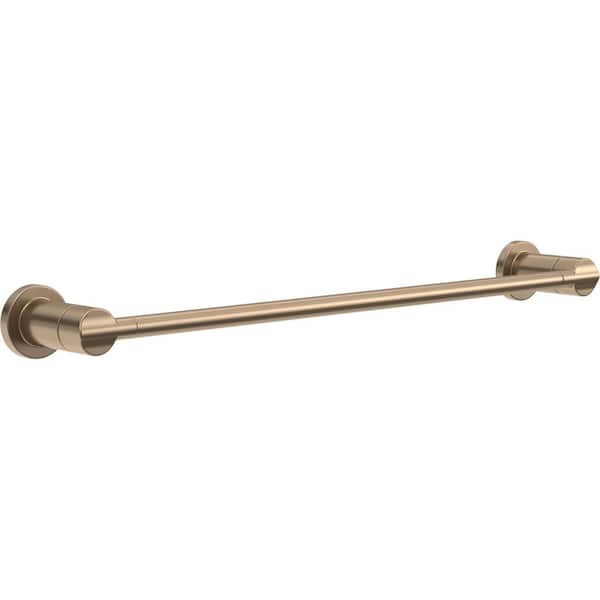 1 Pack Nicoli 18 in. Wall Mounted Single Towel Bar in Champaign Bronze
