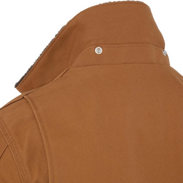 Carhartt Men's Regular Medium Brown Cotton Full Swing Chore Coat