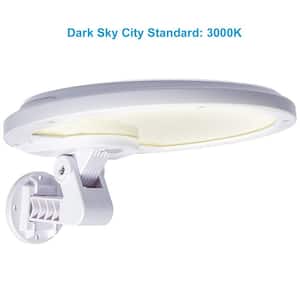 160 White Motion Activated Self-Contained Outdoor 56 Integrated LED Solar Security/Flood/Spot Light with Dusk-to-Dawn