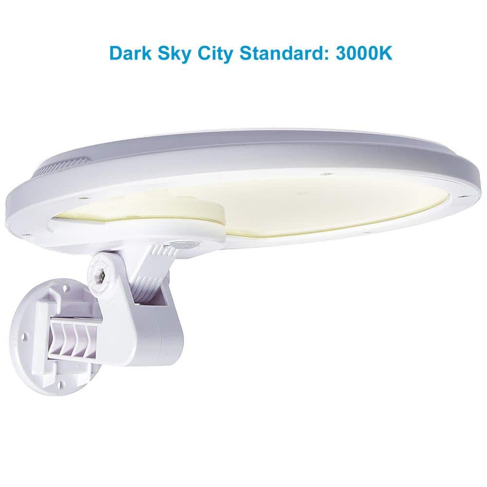 160 White Motion Activated Self-Contained Outdoor 56 Integrated LED Solar S