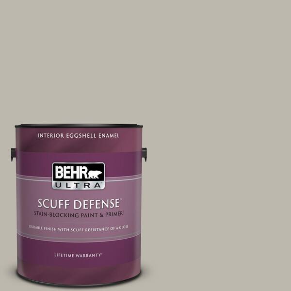 BEHR ULTRA 1 gal. Home Decorators Collection #HDC-NT-06G Glasgow Fog Extra Durable Eggshell Enamel Interior Paint & Primer