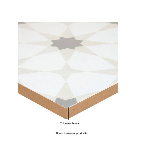 MSI Take Home Tile Sample - Taylora 4 in. x 4 in. Matte Porcelain 