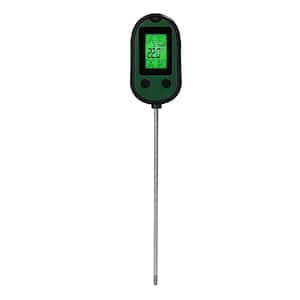 Digital Soil Tester Multifunctional High Accurancy Soil PH Tester Soil/PH/Temperature Sunlight Intensity Testers, Green