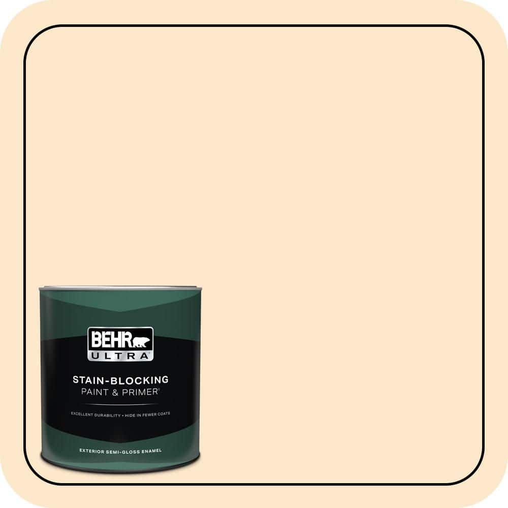 1 qt. #YL-W02 Spanish Lace Semi-Gloss Enamel Exterior Paint & Primer price history on PriceWatchPro