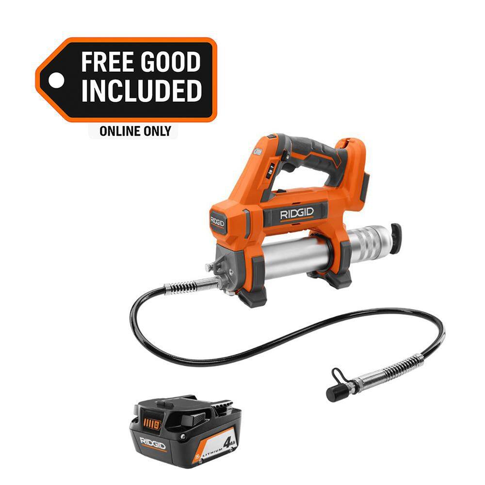 18V Cordless Grease Gun with FREE 18V Lithium Ion 4.0 Ah Battery price history on PriceWatchPro
