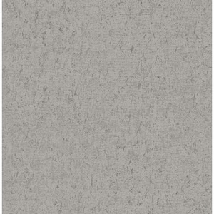 Guri Grey Faux Concrete Paper Strippable Wallpaper (Covers 56.4 sq. ft.)