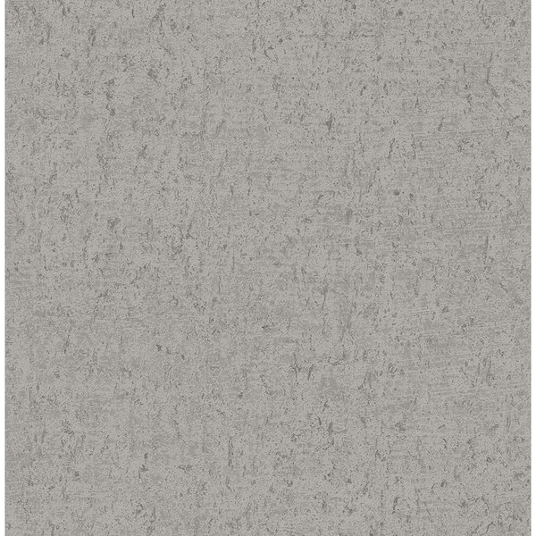 A-Street Prints Guri Grey Faux Concrete Paper Strippable Wallpaper (Covers 56.4 sq. ft.)