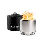 Solo Stove Bonfire, Stand u0026 Shelter 2.0 Bundle 19.5 in. x 19.5 in. x 17.5  in. Outdoor Stainless Steel Wood Burning Fire Pit BONSD-2.0+SHTR - The Home  Depot