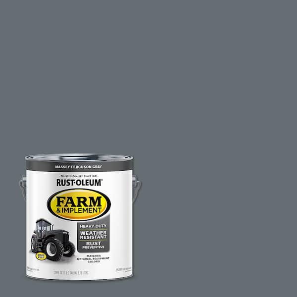 Rust-Oleum 1 gal. Farm Equipment Massey Ferguson Gray Enamel Paint (2-Pack)