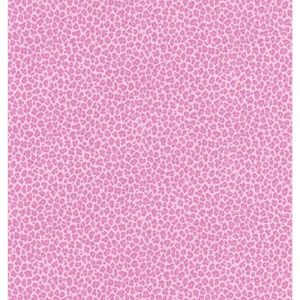 National Geographic Bambam Pink Animal Print Vinyl Peelable Roll Wallpaper (Covers 56.4 sq. ft.)