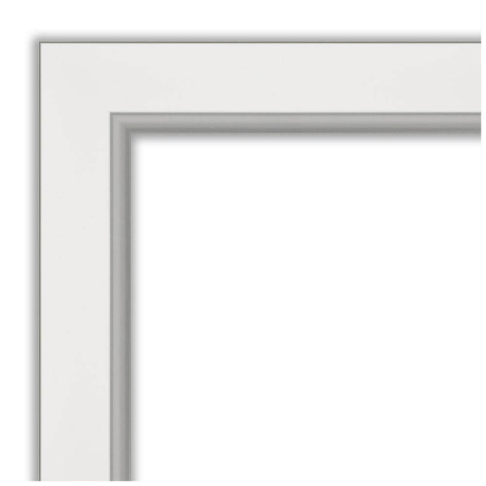 Eva White and Gold Framed Natural Cork Bulletin Board