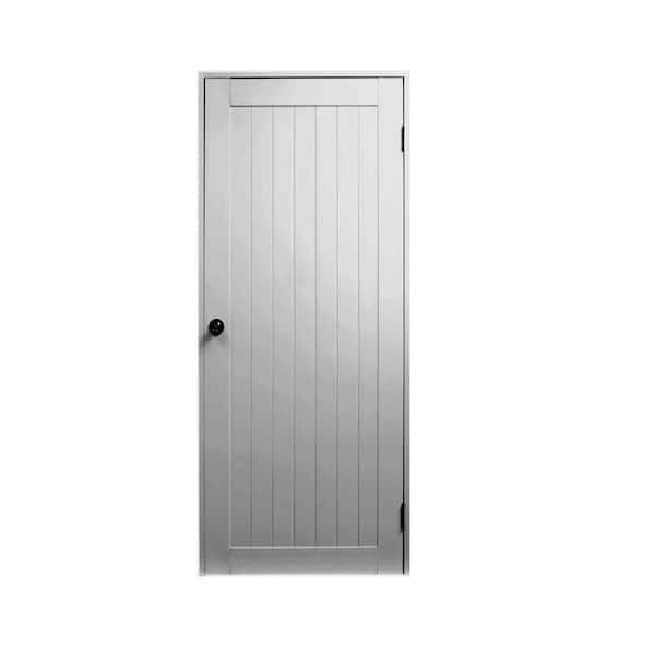 Air Master Windows and Doors 38 in. x 84 in. Titan Flush White Painted Aluminum Prehung Front Door