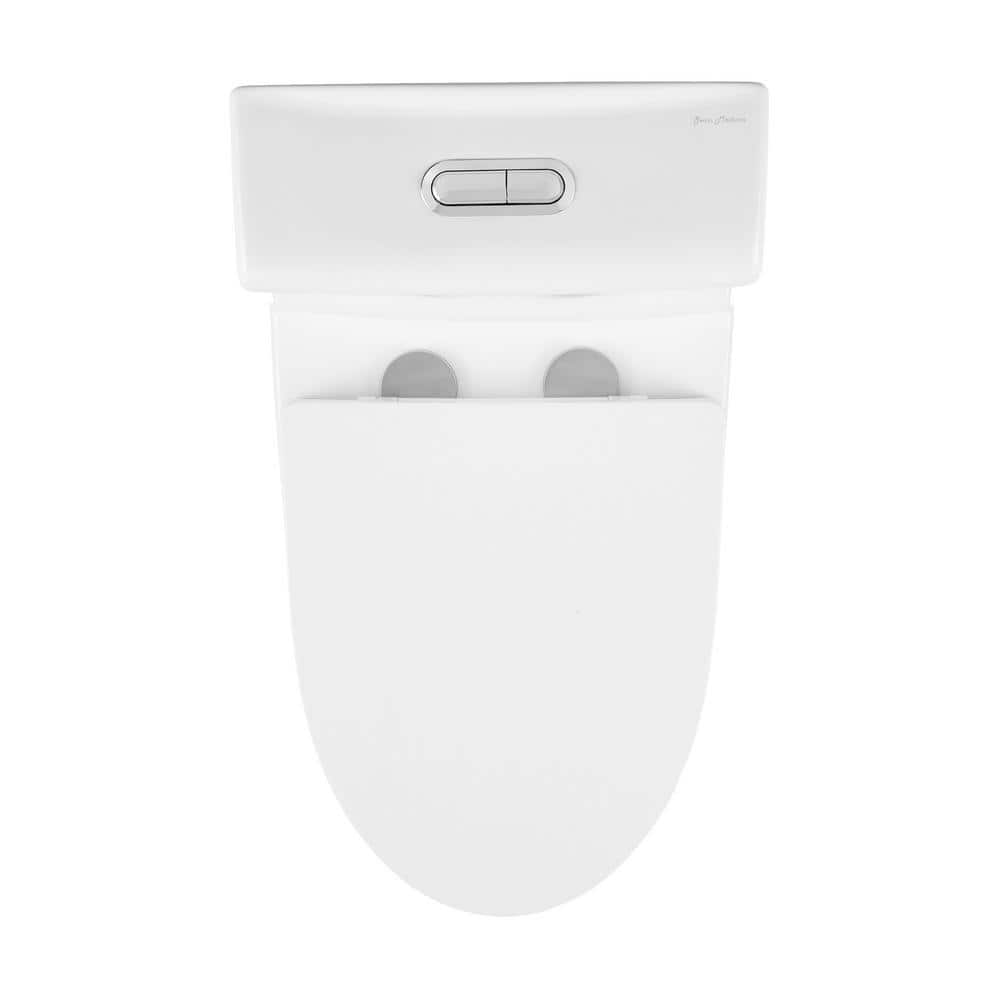 Hugo White Ceramic Elongated Dual Flush Toilet