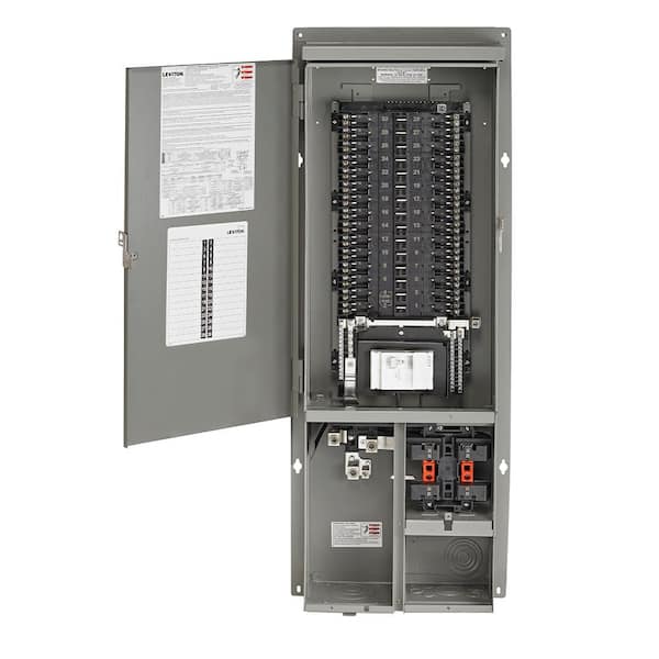 200 Amp 30-Space, 30-Circuit Outdoor All-In-One Meter Main Combo Load Center, Solar Ready, UG/OH Semi-Flush LG320-BER