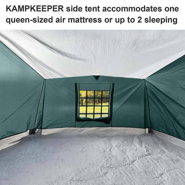 Zeus & Ruta Green Side Tent Camping Tent for 10 ft. x 10 ft. Pop