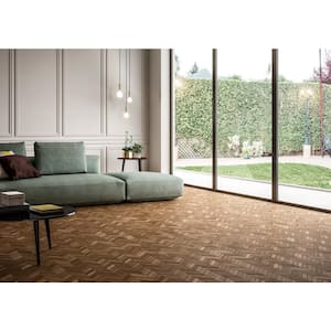 Havenwood Saddle Chevron 12 in. x 15 in. Matte Porcelain Mosaic Floor and Wall Tile (10 sq. ft./Case)