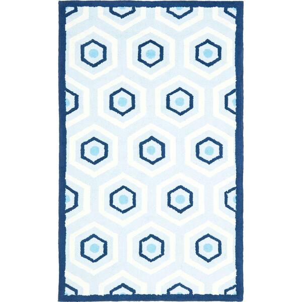 Safavieh Kids Blue/Ivory 3 ft. x 5 ft. Area Rug