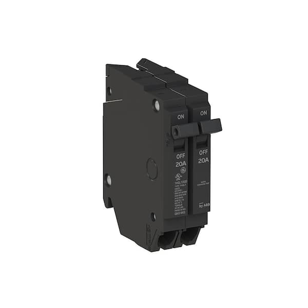 GE Q-Line 2-20 Amp Single-Pole Tandem 120/240-Volts Circuit Breaker