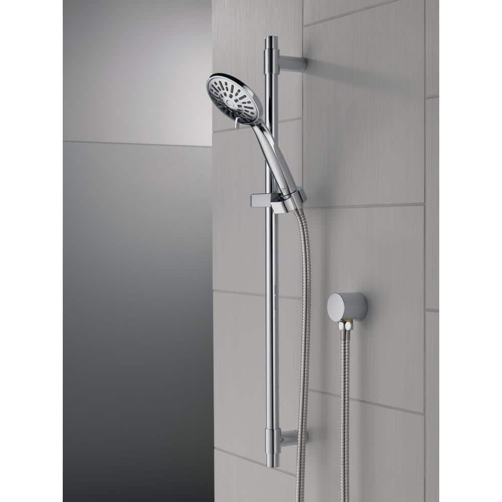 Chrome Slide Bar Handheld Shower with Hose