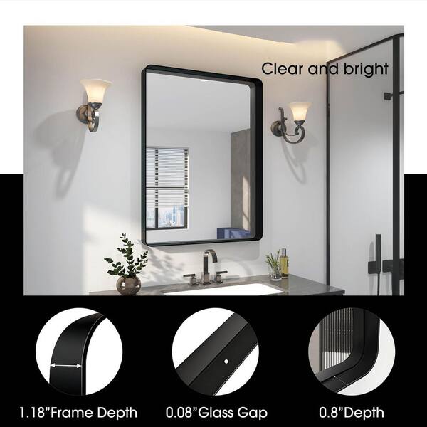 American Pride Part # OK4836N371 - American Pride 48 X 36 White Mirror  Frame Kit - Vanity Mirrors - Home Depot Pro