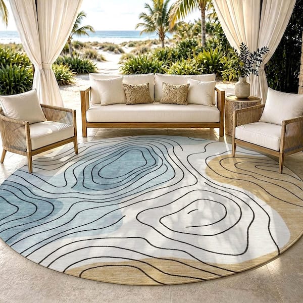 Addison Rugs Chantille Machine Washable Indoor/Outdoor Abstract
